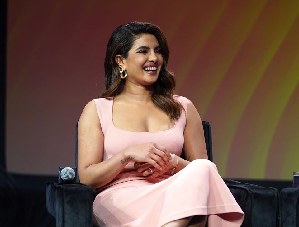 AUSTIN, TEXAS - MARCH 10: Priyanka Chopra Jonas, Actor, speaks onstage during the 2023 SXSW Conference and Festivals at Austin Convention Center on March 10, 2023 in Austin, Texas. (Photo by Renee Dominguez/Getty Images for SXSW)