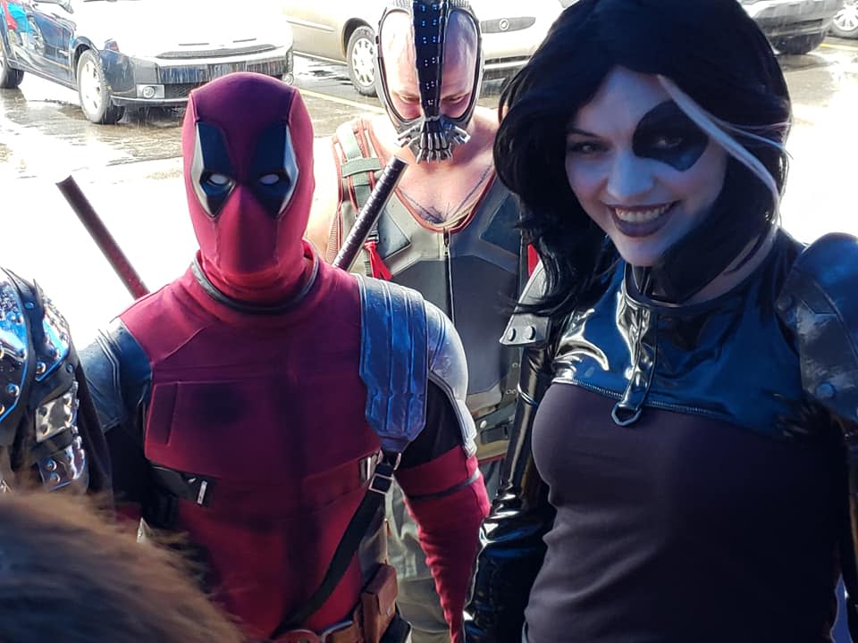 Cosplay actors entertain guests on Free Comic Book Day at Downtown Comics North in Indianapolis on Saturday, May 4, 2019.