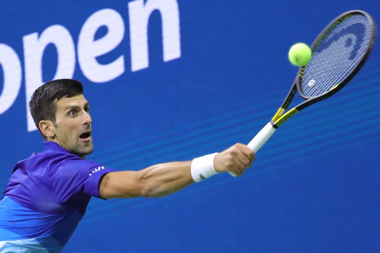 Novak Djokovic en el US Open