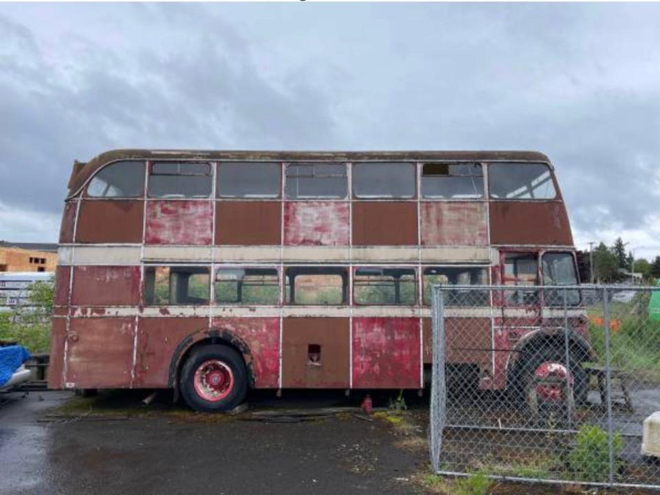 The bus was in a poor condition when Scott bought it.