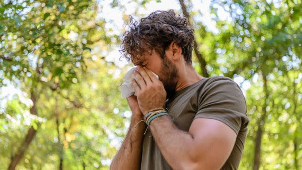 PHOTO: A man sneezes in an undated stock photo. (STOCK PHOTO/Getty Images)