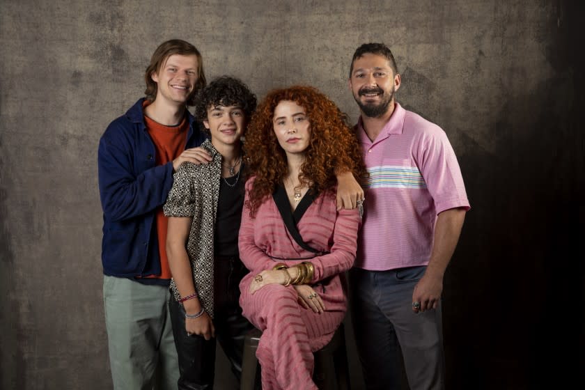 The 'Honey Boy' team posing for a group photo