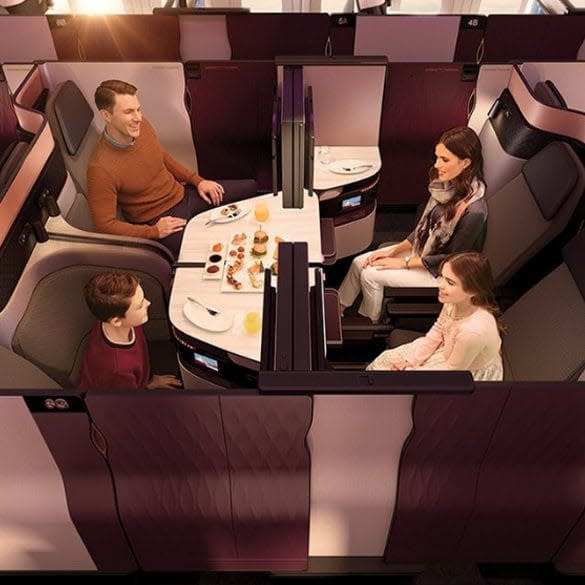 The world's best business-class cabin? Qatar Airways launches the revolutionary QSuite