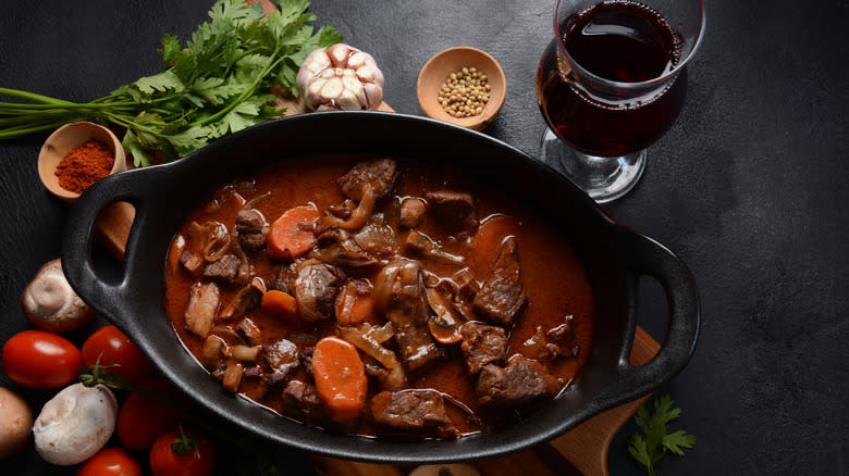 beef stew with red wine