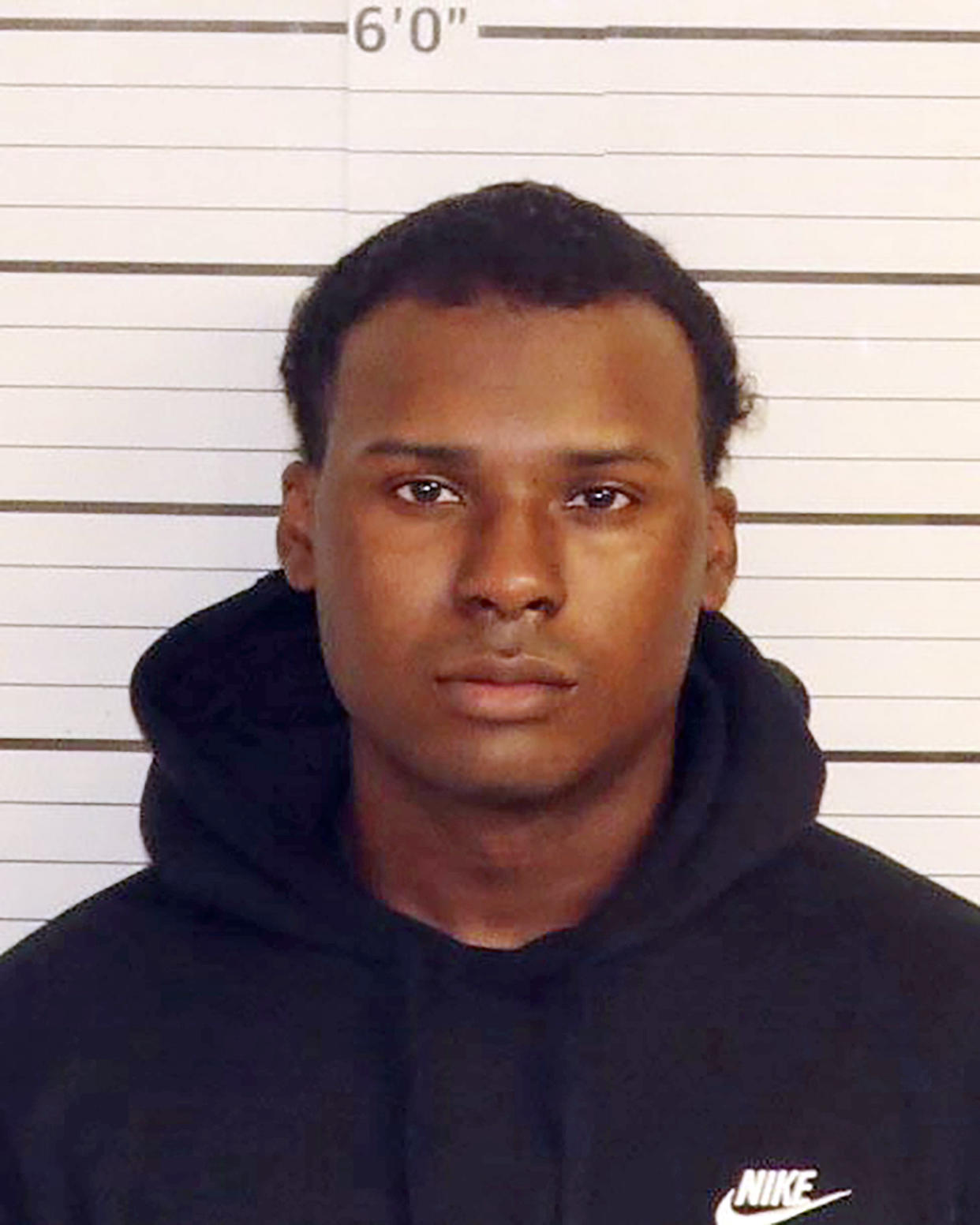 This Wednesday, Jan. 26, 2023, booking mug shot released by Shelby County Sheriff's Office shows former Memphis Police officer Justin Smith in Memphis, Tenn. Five fired Memphis police officers including Smith have been charged with second-degree murder and other crimes in the arrest and death of Tyre Nichols, a Black motorist who died three days after a confrontation with the officers during a traffic stop. Each is charged with second-degree murder, aggravated assault, aggravated kidnapping, official misconduct and official oppression. (Shelby County Sheriff's Office via AP)