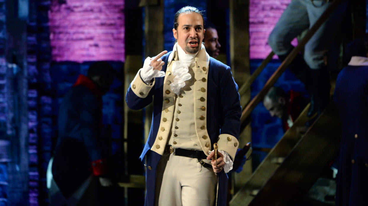 El niuyorrican en su rol titular en “Hamilton”.