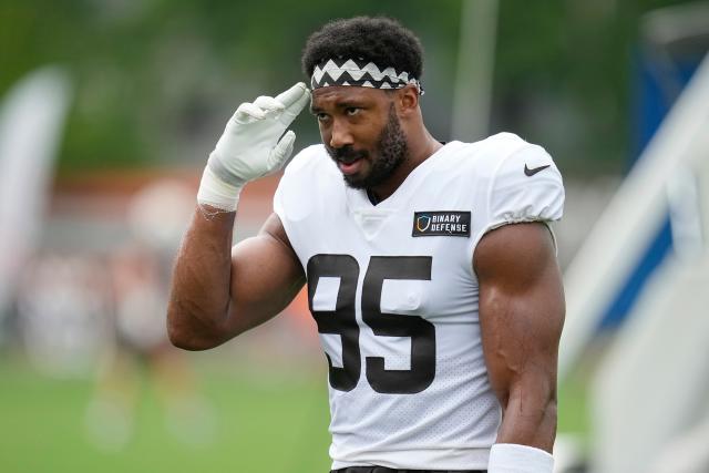 Myles Garrett restructures contract to help Cleveland Browns open up more  salary cap room