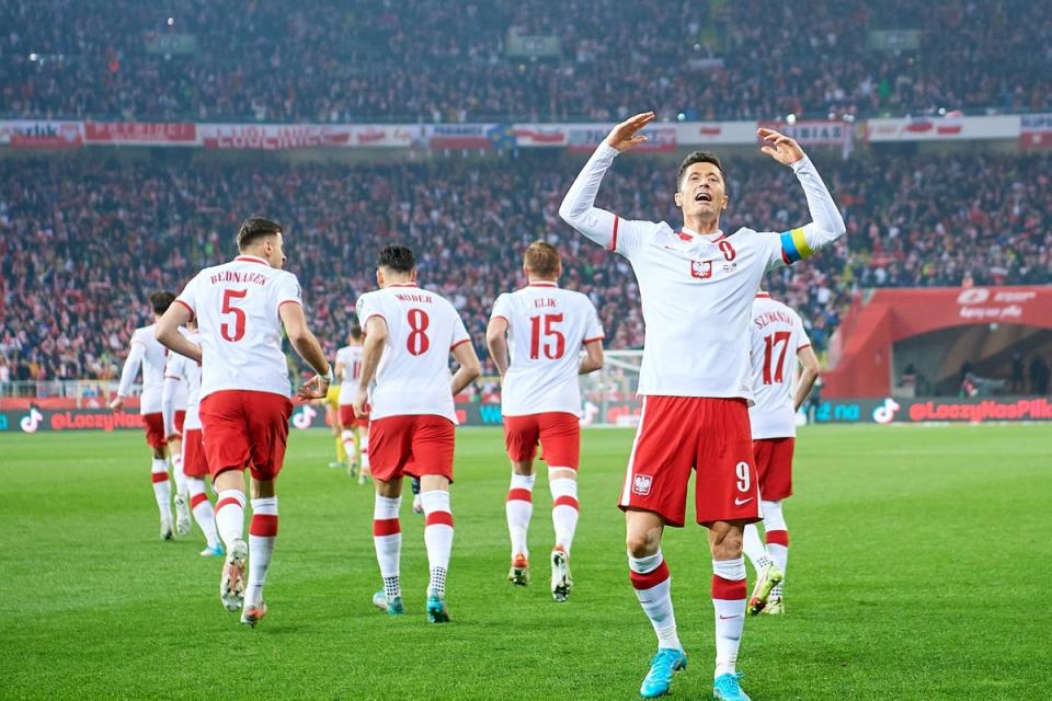 Robert Lewandowski is Poland’s all-time leading goalscorer  (Getty Images)