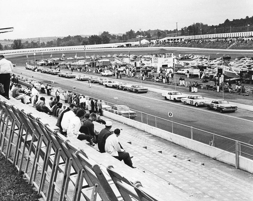 martinsville nascar 1962 od 500 line up