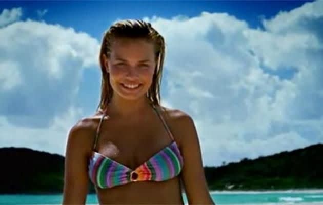 Lara Bingle in original Tourism Australia ad. Photo: Tourism Australia