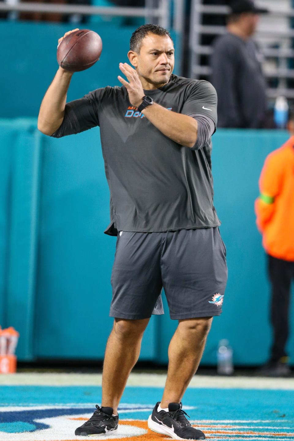 Miami Dolphins head strength and conditioning Dave Puloka graduated from Holy Cross in 2001.