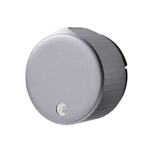 August Wi-Fi, (4th Generation) Smart Lock &#x002013; Fits Your Existing Deadbolt in Minutes, Silver