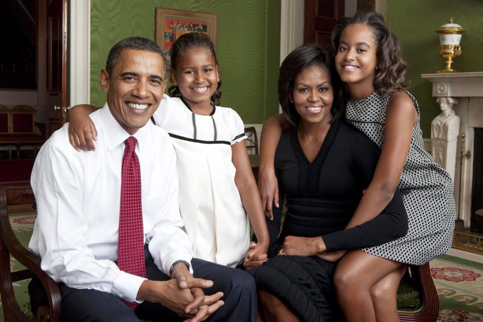 <p>The former FLOTUS recalled the first day her daughters headed to the White House in her remarks at the 2016 Democratic Convention. She said, "I will never forget that winter morning as I watched our girls, just seven and ten years old, pile into those black SUVs with all those big men with guns. And I saw their little faces pressed up against the window, and the only thing I could think was, 'What have we done?' See, because at that moment, I realized that our time in the White House would form the foundation for who they would become, and how well we managed this experience could truly make or break them."</p>