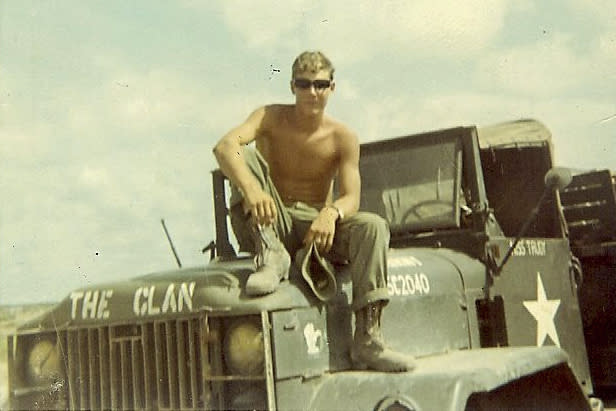 This undated photo shows Harold Rudolph, who is part Tlingit and Aleut, during his Army service days in the Vietnam War. Rudolph is critical of a new government program that will allow Native veterans to apply for land that they might have missed out on in earlier programs because of their service. (Photo provided by Harold Rudolph via AP)