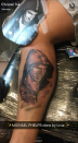 <p>Fan gets tattoo of Michael Phelps’ ‘death stare’ tattooed on leg. Grim. </p>