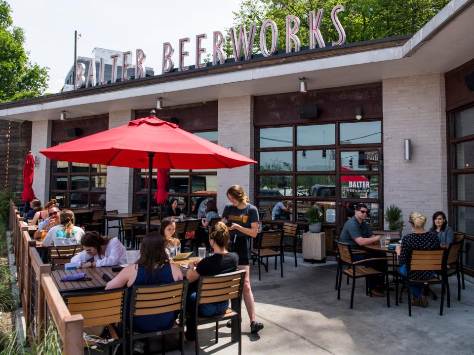 Balter Beerworks is located at 100 S Broadway in Knoxville. 