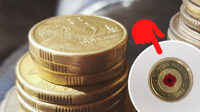 Detail that makes $2 'Gold Poppy' coin worth $200