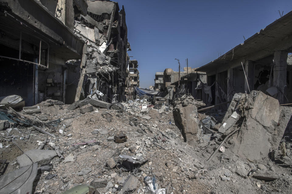 Raqqa en ruines