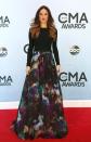 Jana Kramer poses on arrival at the 47th Country Music Association Awards in Nashville, Tennessee November 6, 2013. REUTERS/Eric Henderson (UNITED STATES - Tags: ENTERTAINMENT)