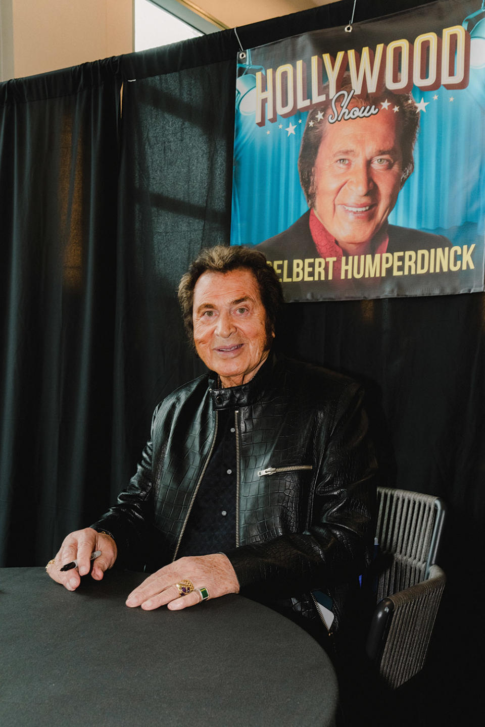 Singer Engelbert Humperdinck, 87, has one fan who has returned for autographs close to 30 times.