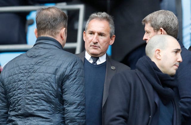 Manchester City’s director of football Txiki Begiristain in the crowd