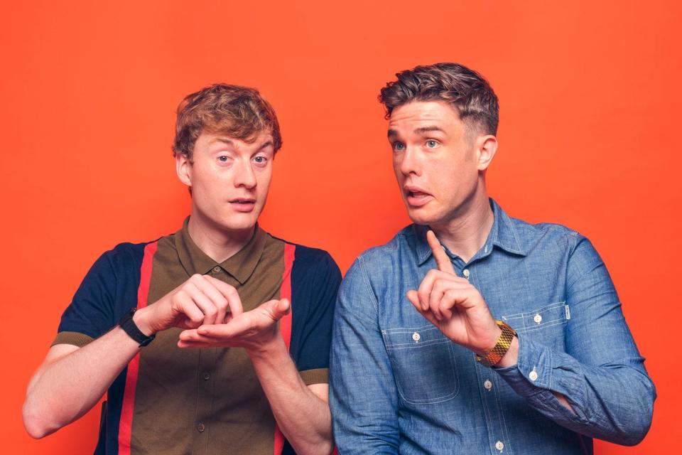 James Acaster and Ed Gamble host the Off Menu podcast which is part of the GuestFest charity campaign (Paul Gilbey)