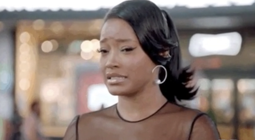 Keke Palmer wincing