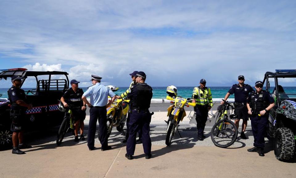 <span>Photograph: Dave Hunt/EPA</span>