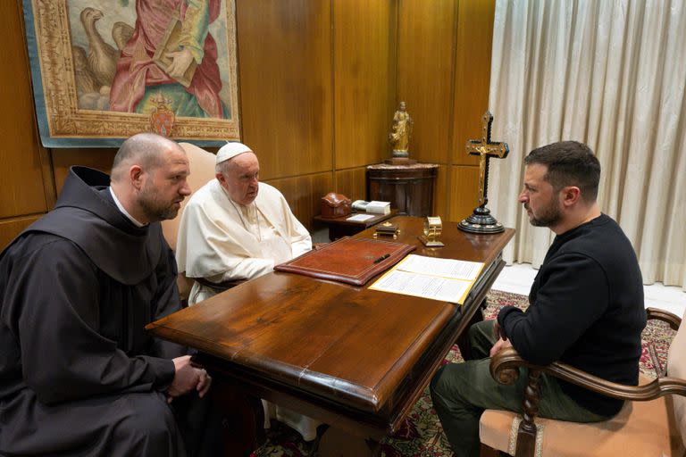 La audiencia del Papa con Zelensky