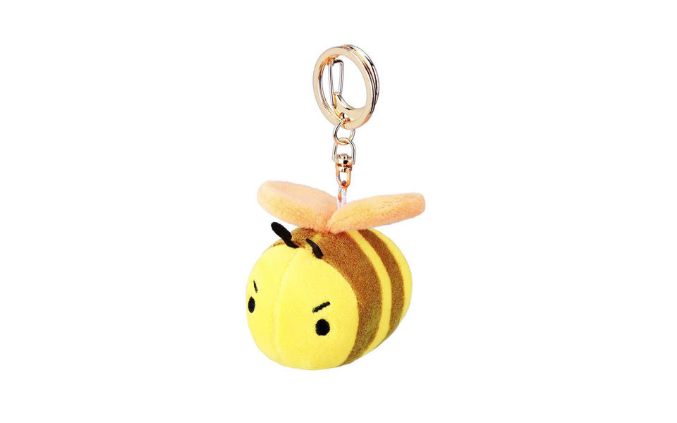 Bear Gentleman Mini Bee Keychain Alarm