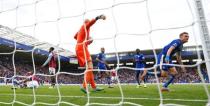 Football - Leicester City v Aston Villa - Barclays Premier League - King Power Stadium - 13/9/15 Leicester City's Jamie Vardy celebrates scoring their second goal Reuters / Darren Staples