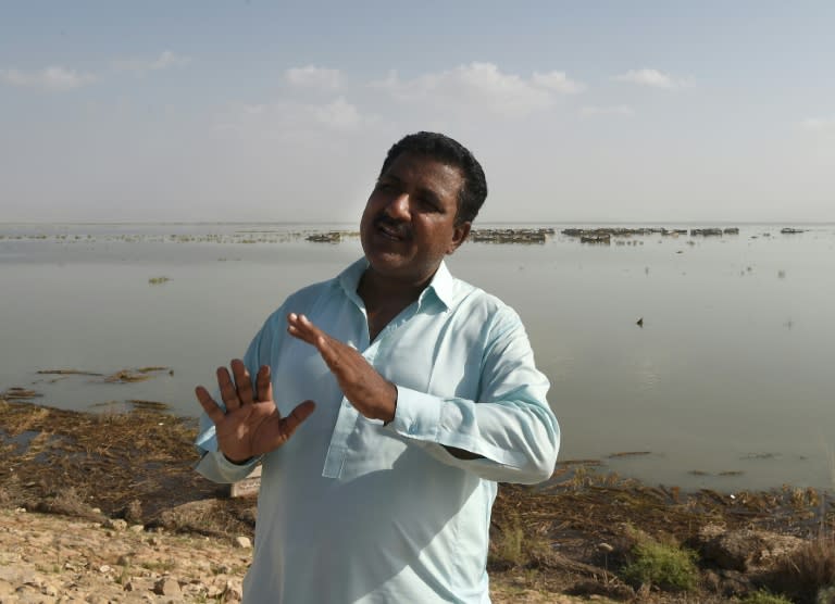 Mustafa Mirani of the Pakistani Fishermen Forum,says the number of floating homes on Manchar Lake is dwindling