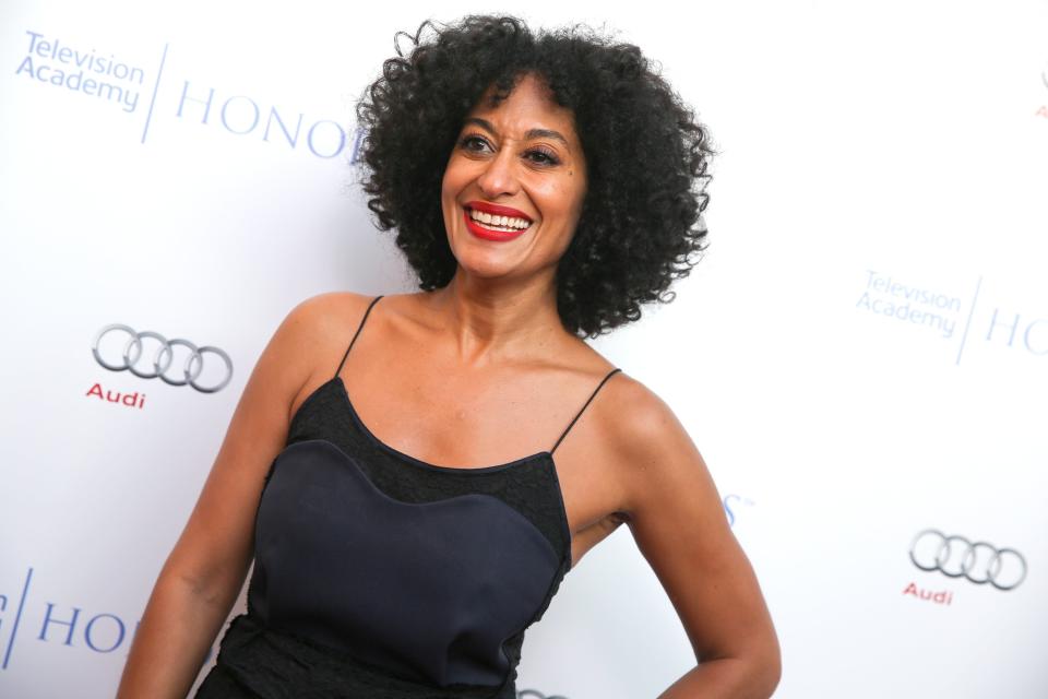 Tracee Ellis Ross  arrives at the 2015 Television Academy Honors at The Montage Hotel on Wednesday, May 27, 2015, in Beverly Hills, Calif. (Photo by Rich FuryInvision/AP)