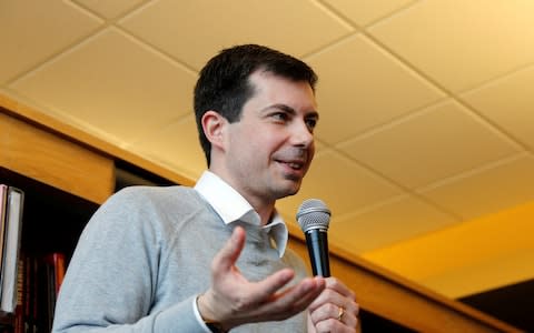 Pete Buttigieg is the mayor of South Bend, Indiana - Credit: REUTERS/Mary Schwalm