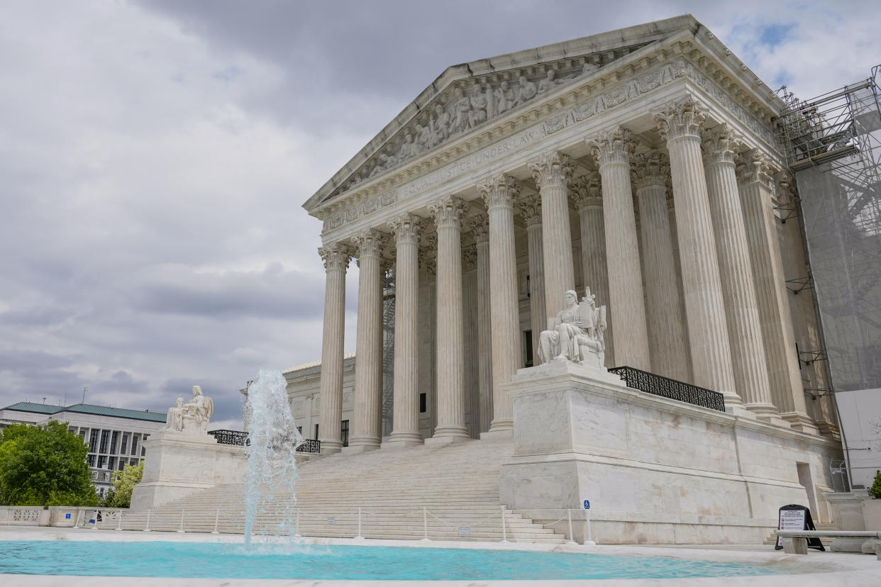 The U.S. Supreme Court building.