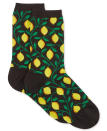 <p>Hot Sox Women’s Lemon Vines Socks, $2.99, <a rel="nofollow noopener" href="https://www.polyvore.com/hot_sox_womens_lemon_vines/thing?id=203643039" target="_blank" data-ylk="slk:macys.com;elm:context_link;itc:0;sec:content-canvas" class="link ">macys.com</a><br><br></p>