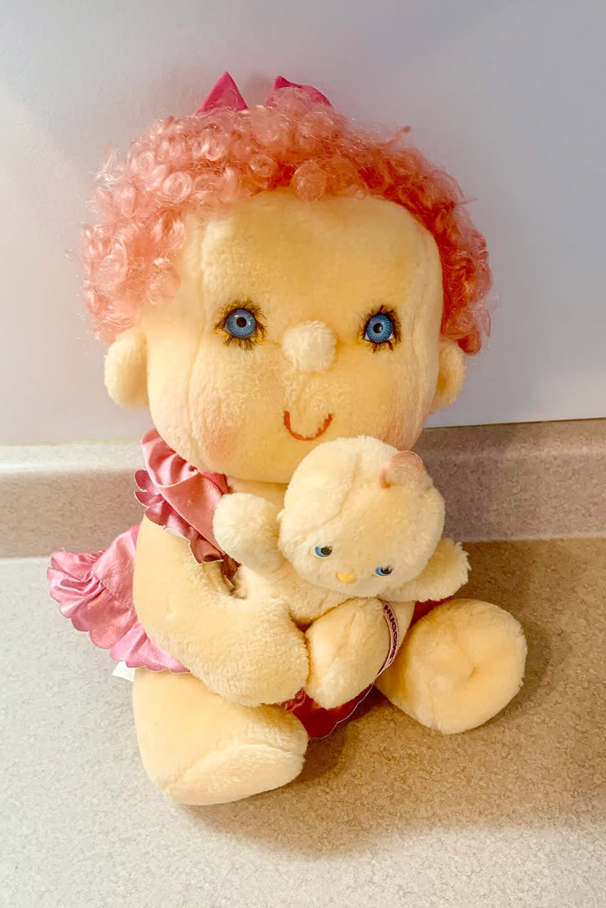 Hugga Bunch Huggins yellow and pink Plush Doll with Baby