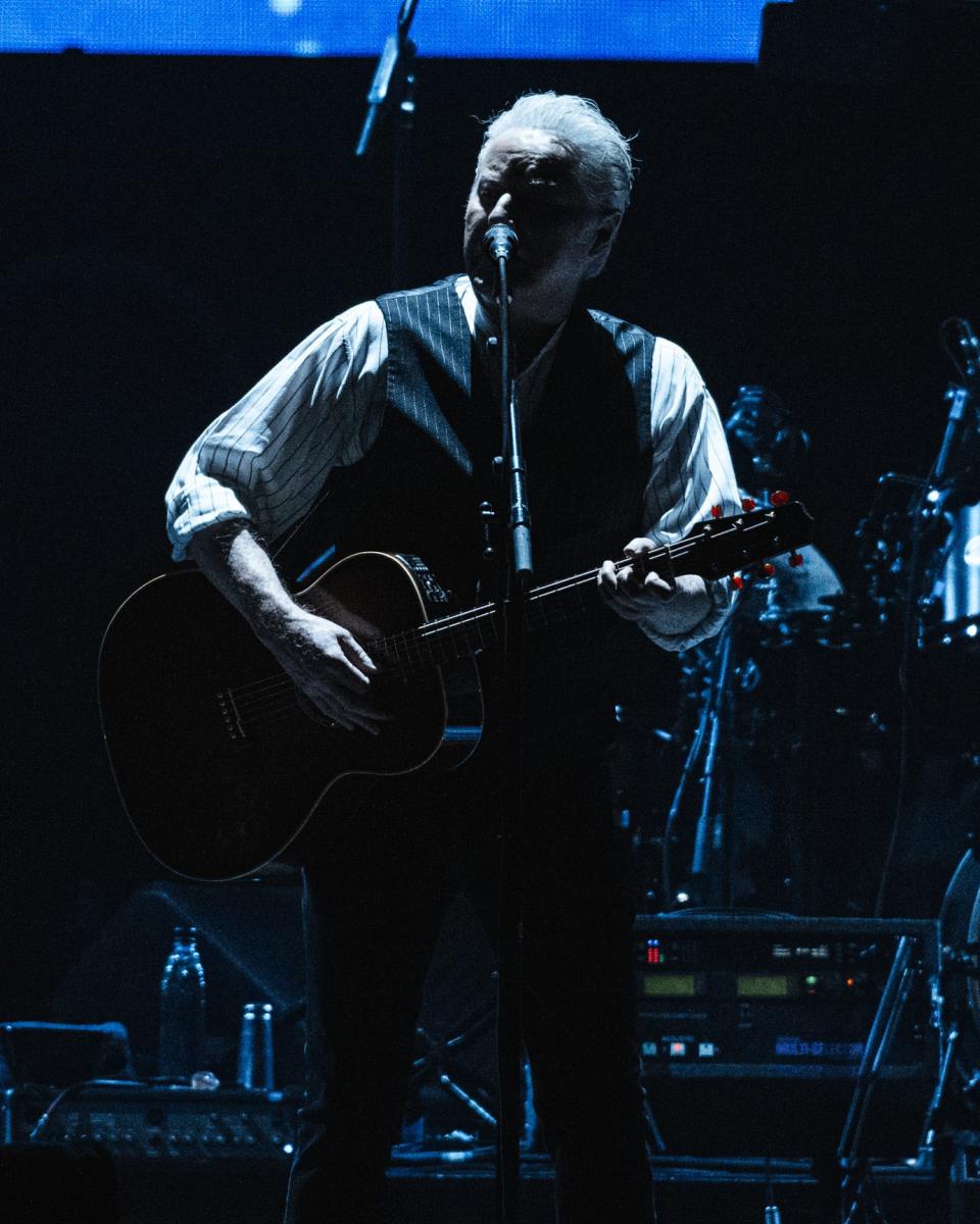 Don Henley performs with the Eagles at the Kia Forum on Jan. 5. during The Long Goodbye tour.