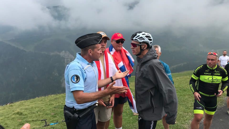 Cop Tackles Froome