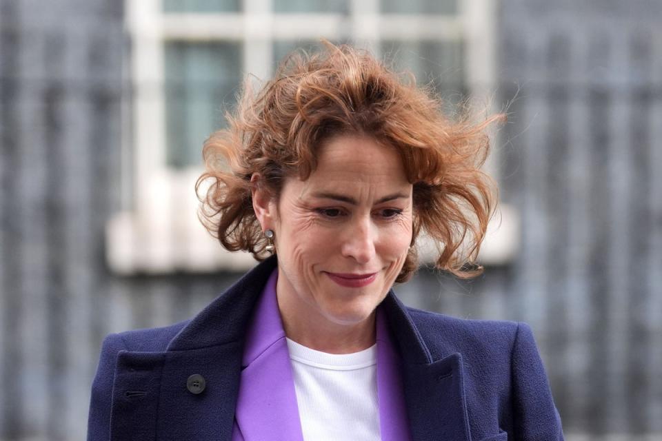 Health secretary Victoria Atkins accused Labour of spending a decade trying to ‘shut women up’ over transgender issues (PA)