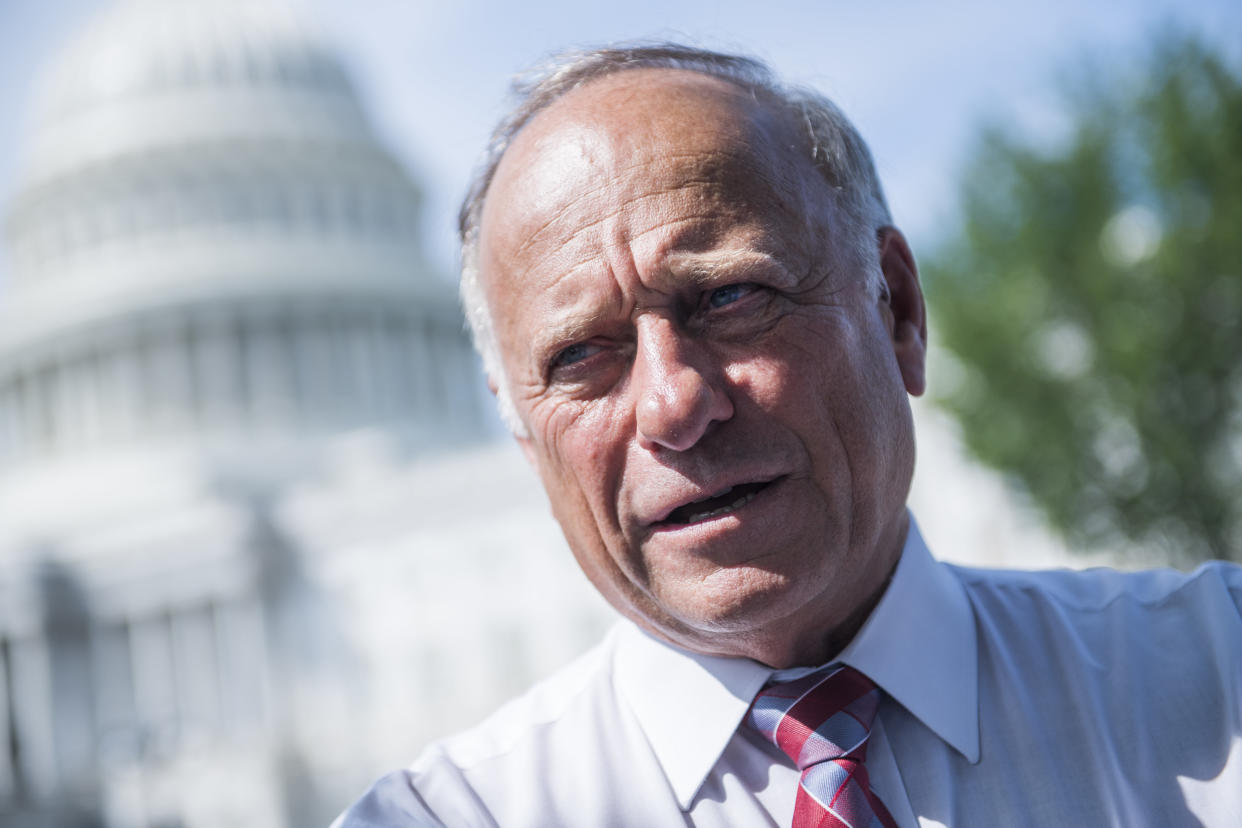 Rep. Steve King shared a photo of an unnamed baby to celebrate Brett Kavanaugh's confirmation. (Photo: Tom Williams via Getty Images)