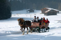 <p>Christmas in Switzerland’s Kander Valley offers snowy mountain scenery and festive activities for all the family to try. How about skiing, ice skating, snowshoeing or tobogganing? And don’t miss a sleigh ride through the picture-postcard pretty village of Kandersteg. A seven-night trip with Inntravel costs from £1,525 per adult, with child prices from £415 (2-5 years), £895 (6-11 years), £1,098 (12-15 years) including return flights, transfers, a horse drawn sleigh ride, torch-lit stroll with mulled wine, gala dinner and a visit from Father Christmas. <em>[Photo: Inntravel]</em> </p>