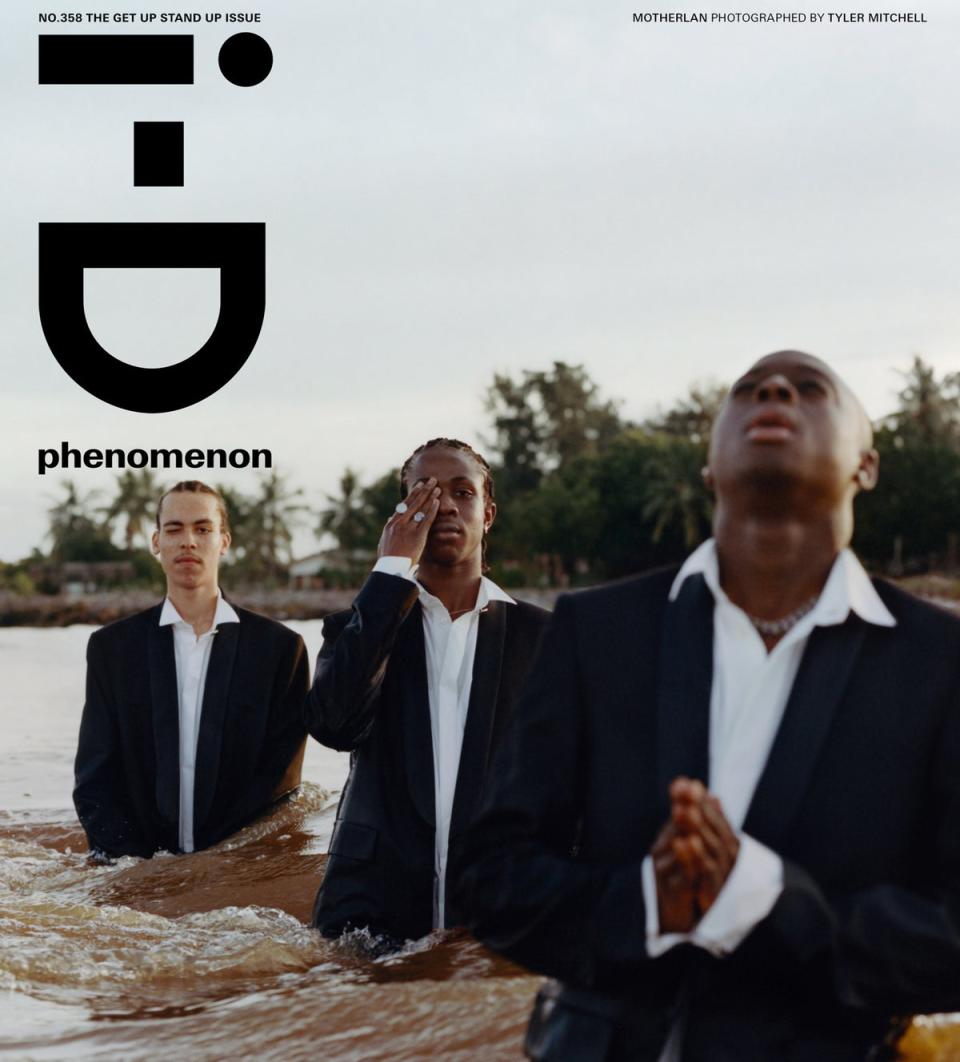 Slawn, Onyedi and SOLDIER on the cover of i-D (I-D)