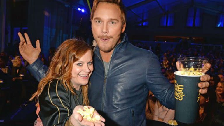 Chris Pratt y Amy Poehler, ganadores