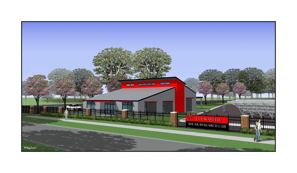 The university broke ground Thursday on the Louisiana Solar Energy Lab, a 4,500-square-foot building that will house solar testing equipment, a classroom, interactive learning applications, a seminar room with audio-visual equipment, a conference room, and a visitor's center with visual displays and informational kiosks.