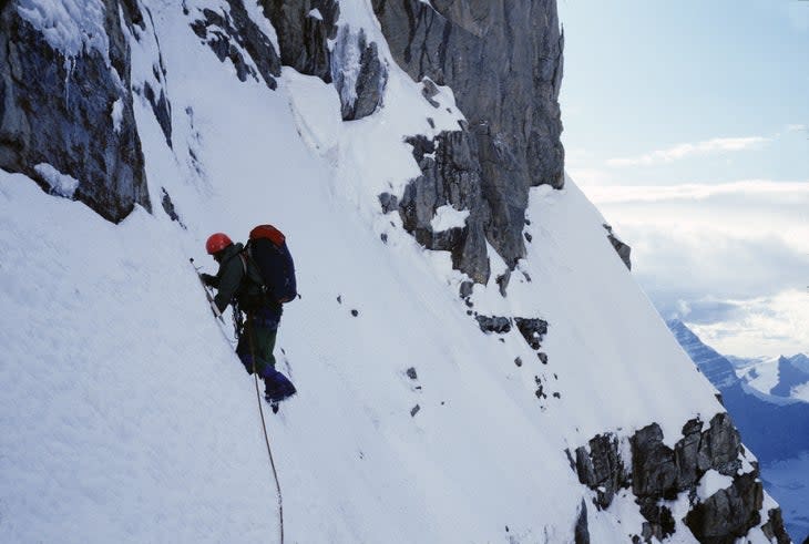 Jamie Logan Mt Robson Emporer Face Alpine Climbing