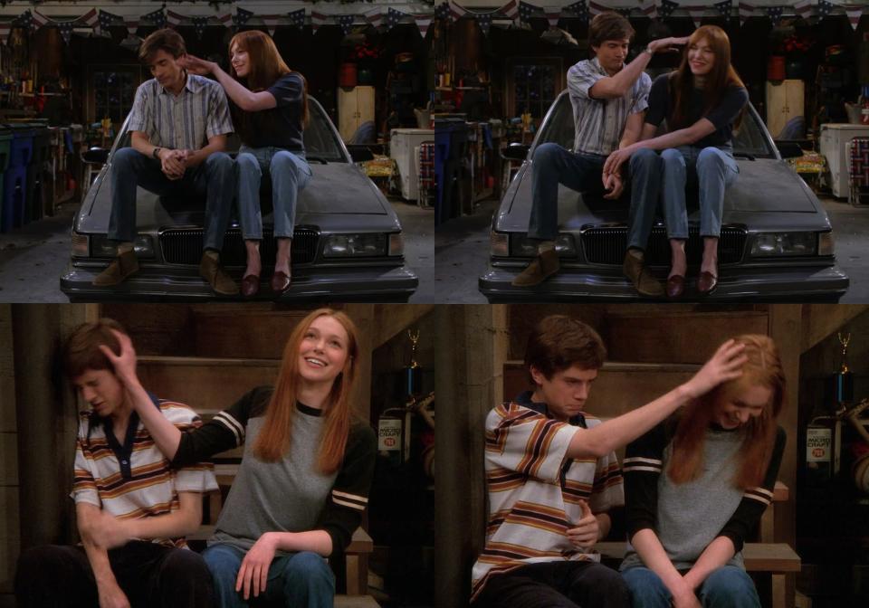 Eric and Donna on "That '90s Show" and "That '70s Show."