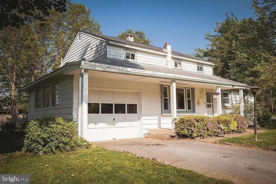 A front-facing view of the property at 1100 Houserville Road in State College. Photo shared with permission from home’s listing agents, Cheryl Gigante and Suzy Weibel of Kissinger Bigatel & Brower Realtors.