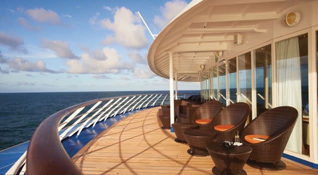 A nice sun deck. Source: Silversea