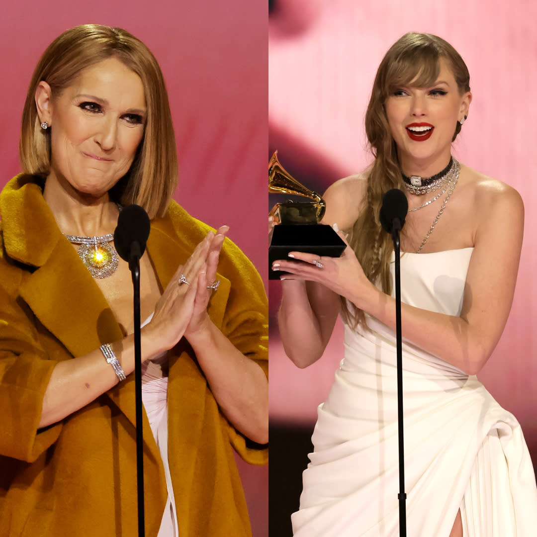  Celine Dion and Taylor Swift. 